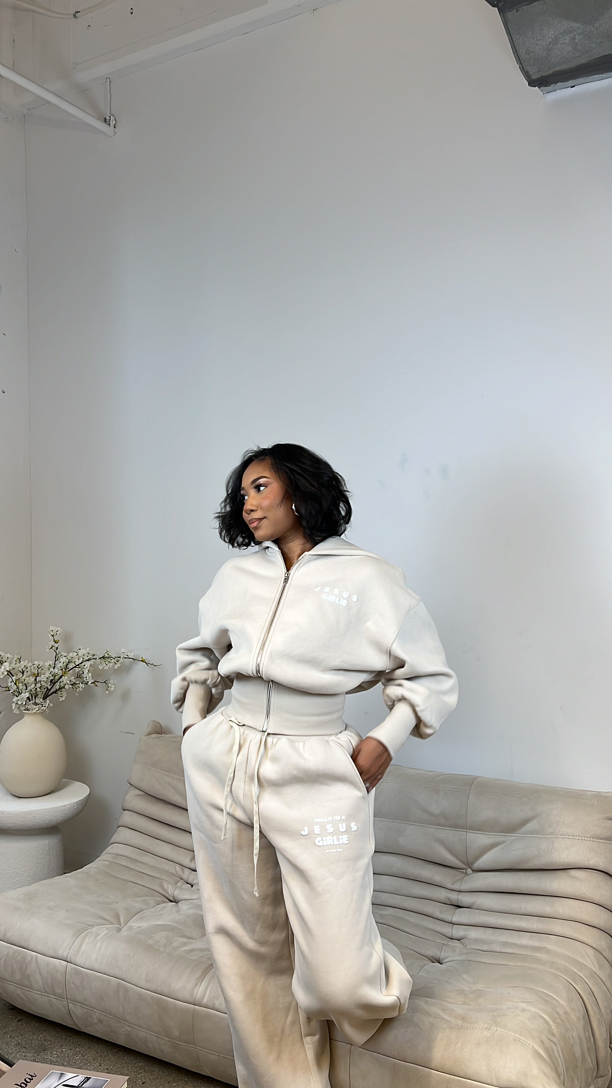 Jesus Girlie OG Zip Up