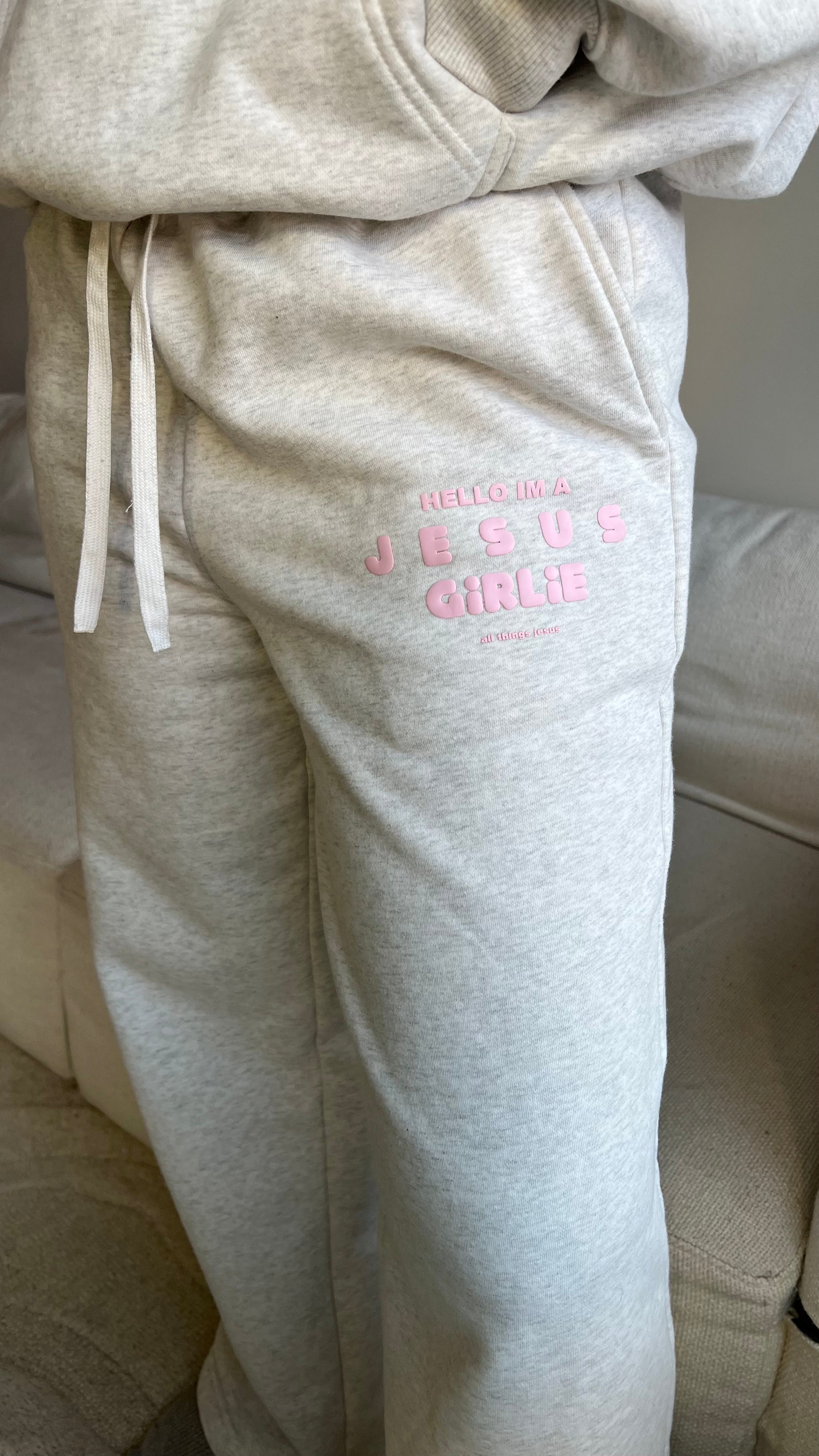 HEATHER GREY JG SWEATPANTS All Things Jesus