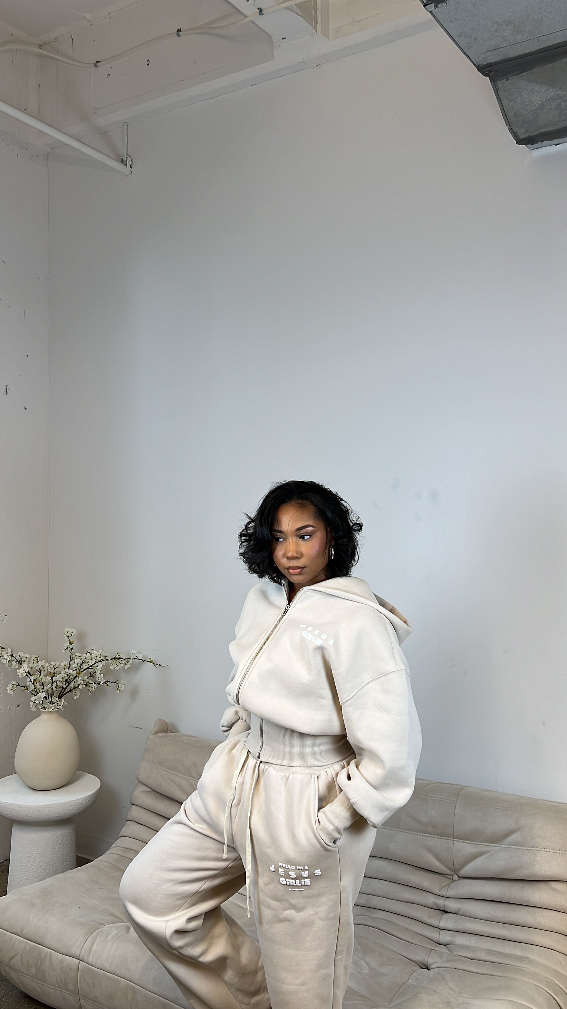 Jesus Girlie OG Zip Up