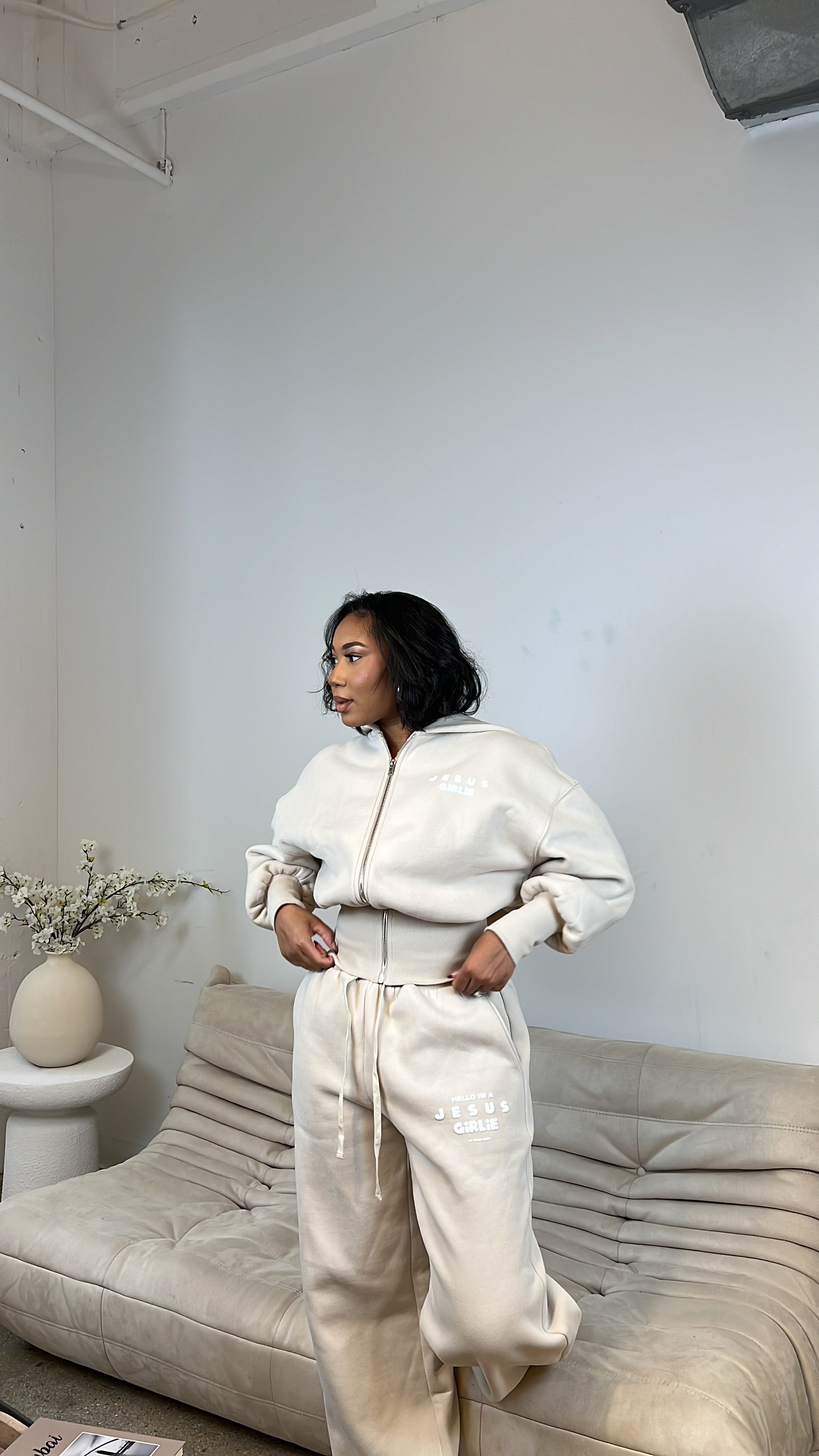 Jesus Girlie OG Zip Up