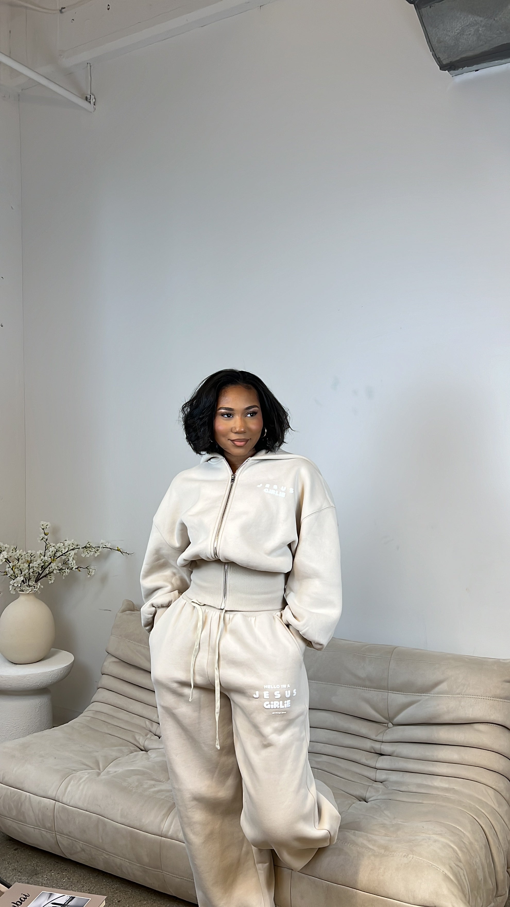 Jesus Girlie OG Zip Up