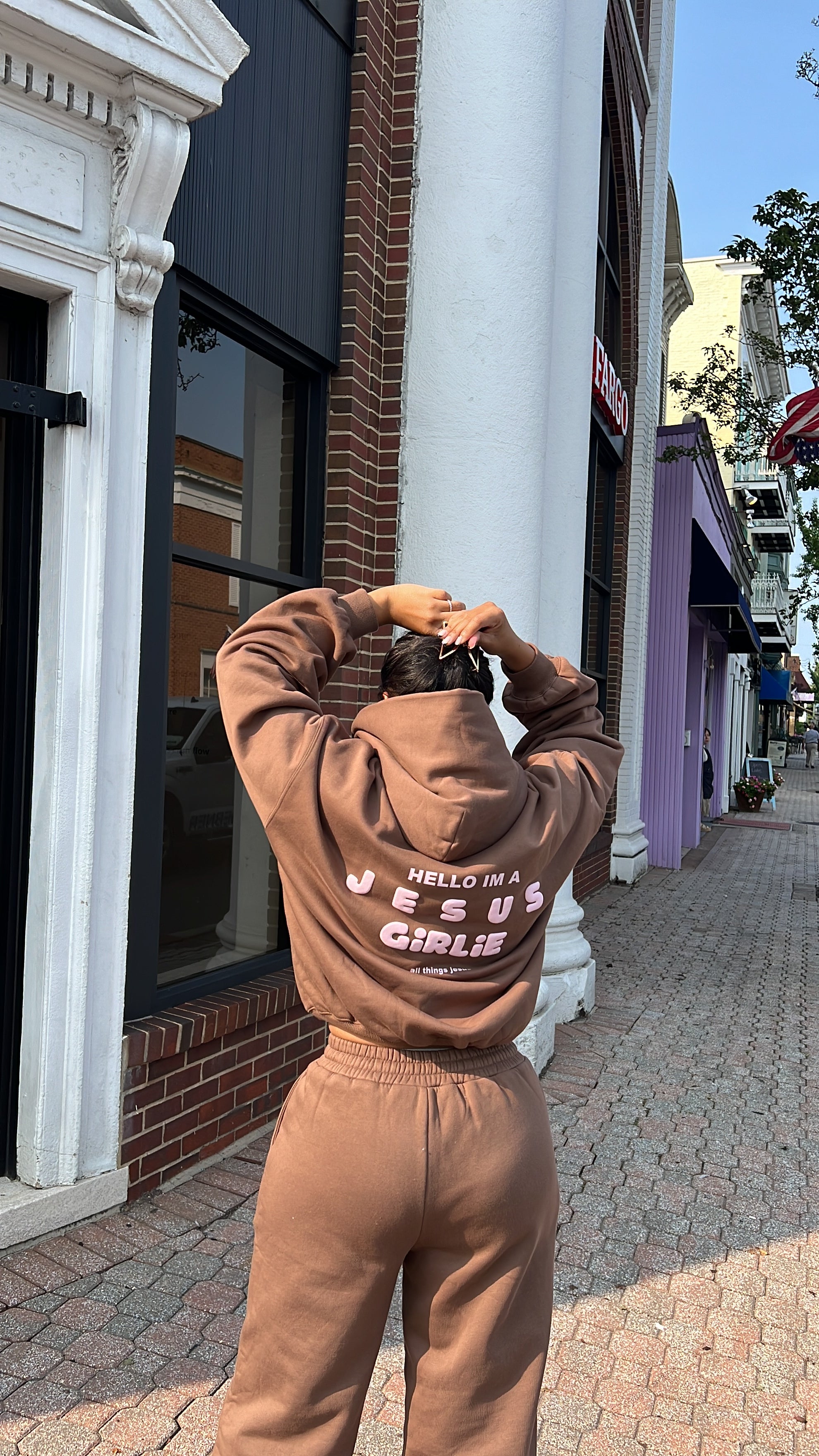 BROWN JG HOODIE
