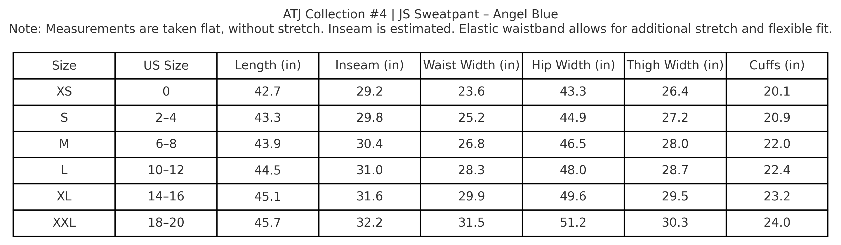 JG Angel Blue Sweats ** PRE ORDER